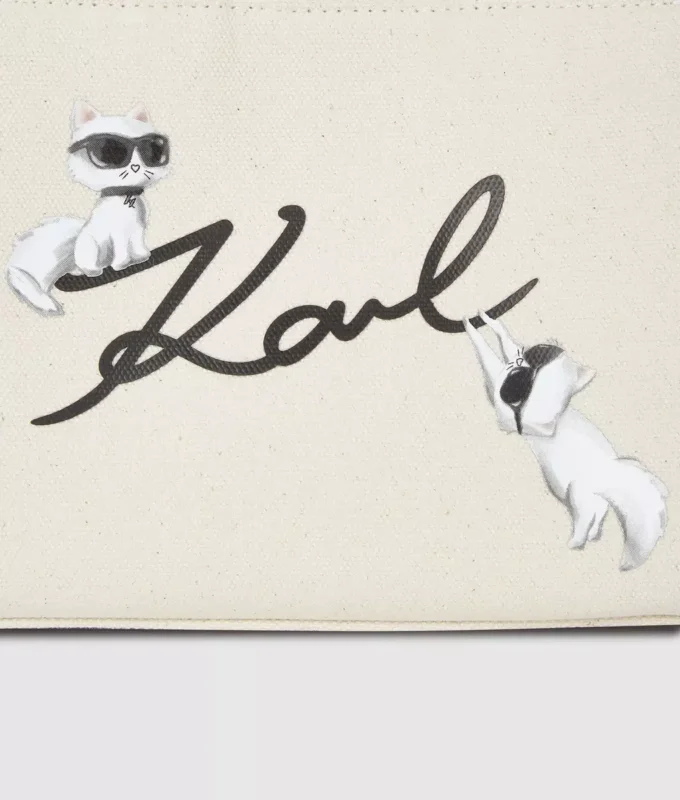 Borsa tote Ikon Signature Choupette Borsa tote Ikon Signature Choupette