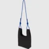 Borsa tote in nylon con cordino Borsa tote in nylon con cordino