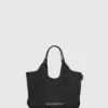Borsa tote in nylon con stampa all-over Ikon