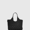 Borsa tote in nylon con stampa all-over Ikon