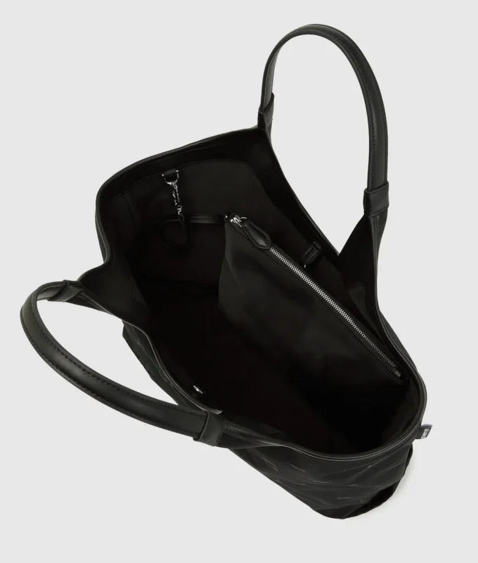 Borsa tote in nylon con stampa all-over Ikon