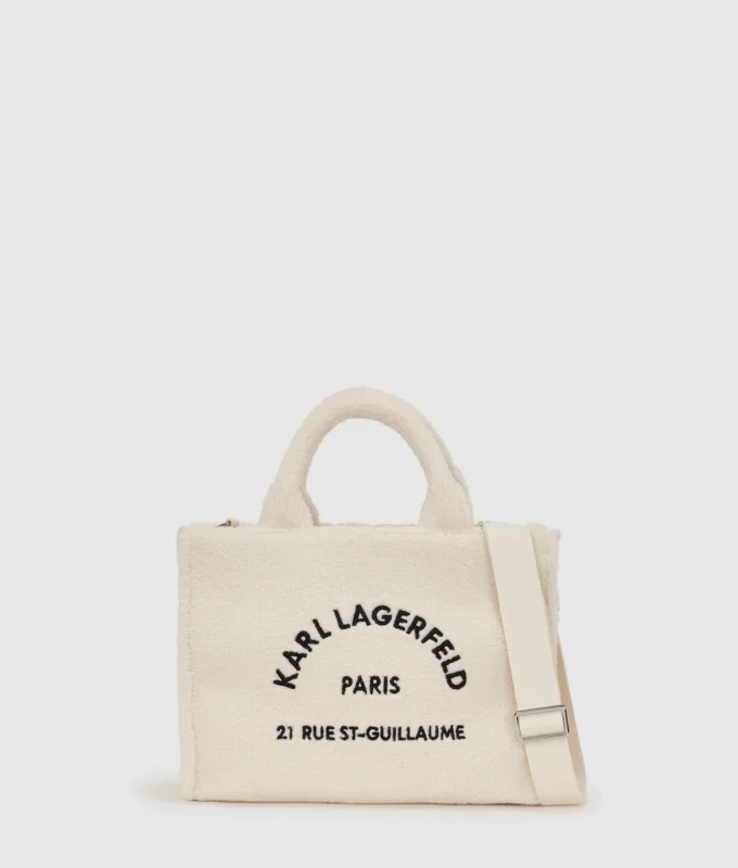 Borsa tote in shearling Rue St-Guillaume