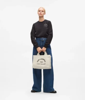 Borsa tote in shearling Rue St-Guillaume