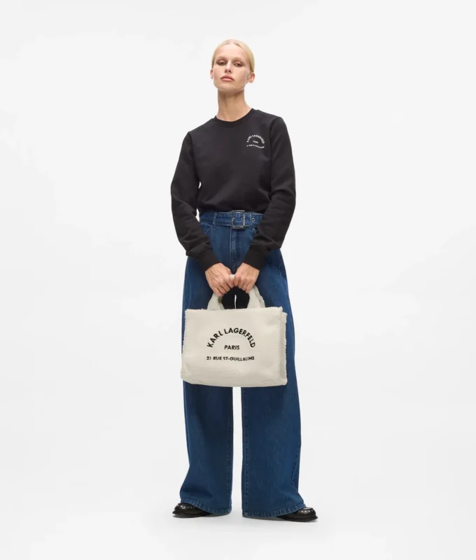 Borsa tote in shearling Rue St-Guillaume