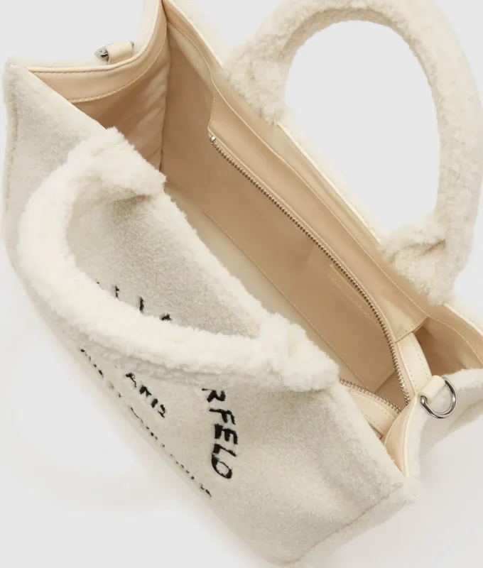 Borsa tote in shearling Rue St-Guillaume