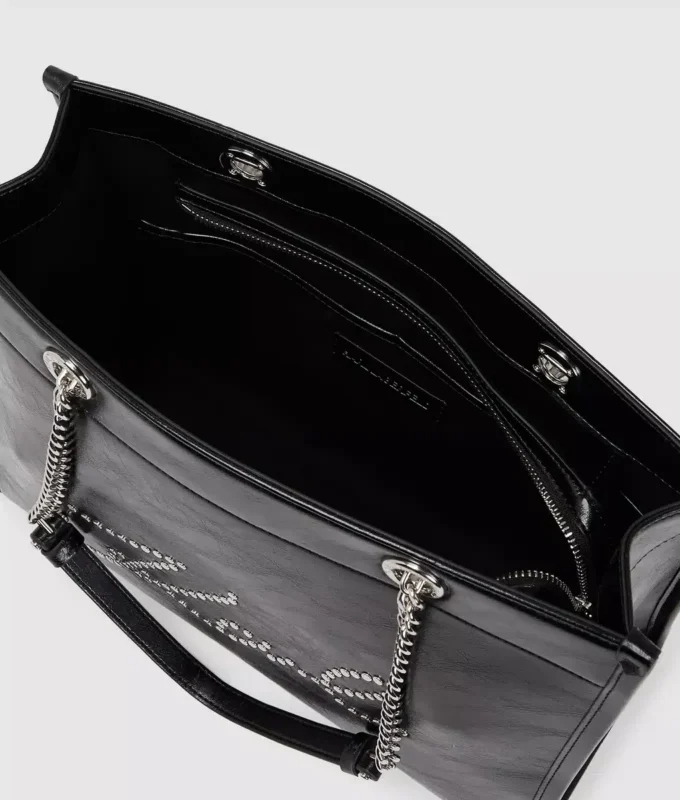 BORSA TOTE MEDIA CON BORCHIE K/SKUARE