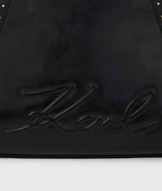 Borsa tote media con borchie K/Ville
