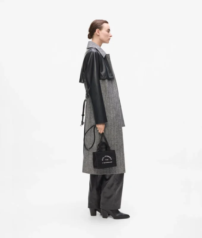Borsa tote mini in shearling Rue St-Guillaume
