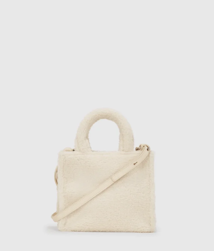 Borsa tote mini in shearling Rue St-Guillaume Borsa tote mini in shearling Rue St-Guillaume
