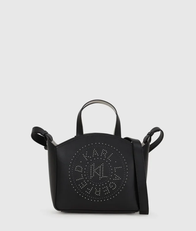 Borsa tote piccola con borchie K/Circle