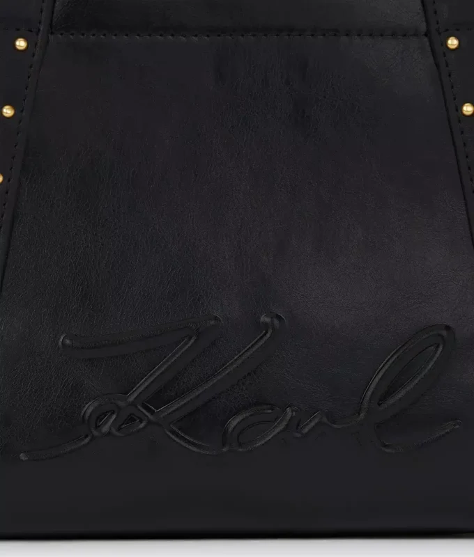 Borsa tote piccola con borchie K/Ville
