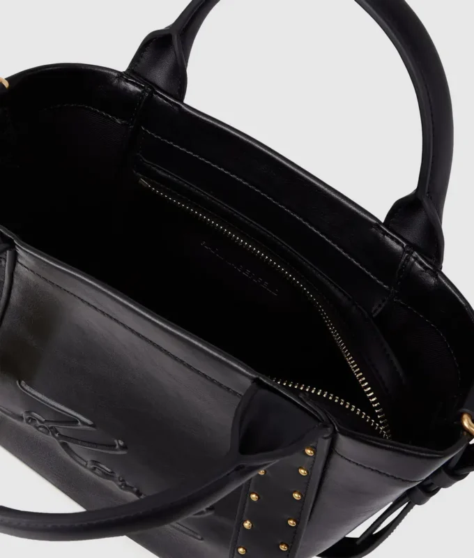 Borsa tote piccola con borchie K/Ville