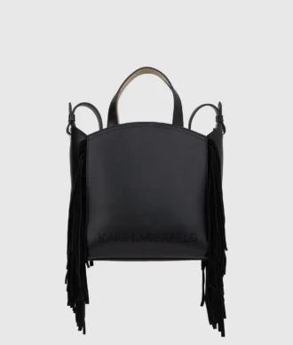 Borsa tote piccola con frange K/Circle Borsa tote piccola con frange K/Circle