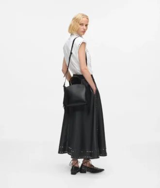 Borsa tote piccola con frange K/Circle Borsa tote piccola con frange K/Circle