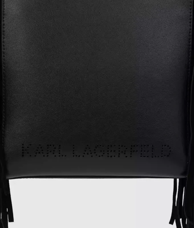 Borsa tote piccola con frange K/Circle Borsa tote piccola con frange K/Circle