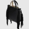 Borsa tote piccola con frange K/Circle Borsa tote piccola con frange K/Circle