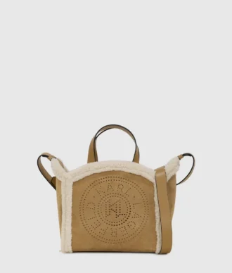 Borsa tote piccola in shearling K/Circle Borsa tote piccola in shearling K/Circle
