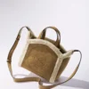 Borsa tote piccola in shearling K/Circle
