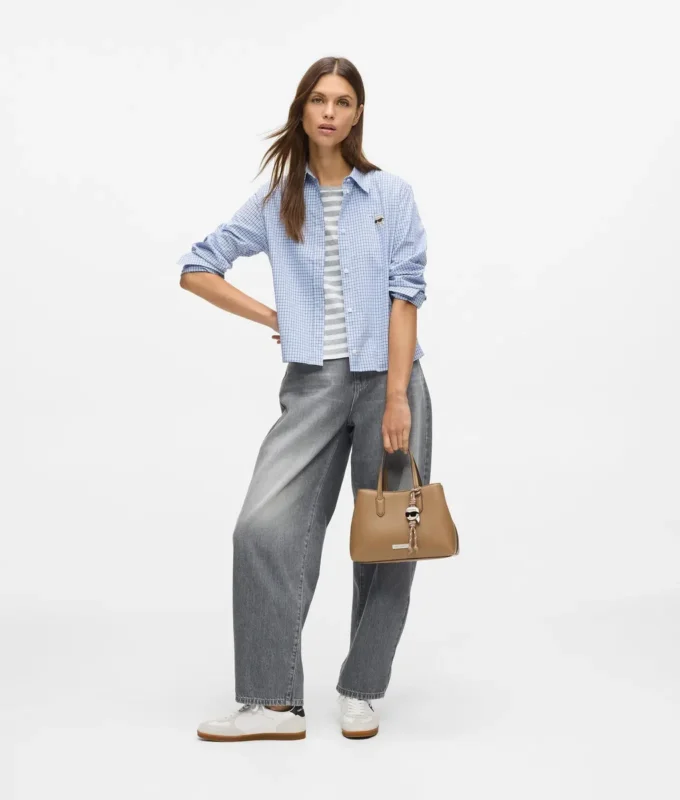 Borsa tote piccola liscia Ikon Borsa tote piccola liscia Ikon