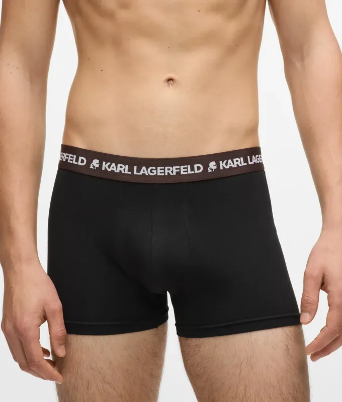 Boxer con cintura a contrasto – Confezione da 5 Boxer con cintura a contrasto – Confezione da 5