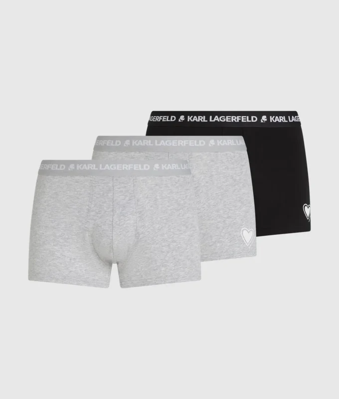 Boxer con cuori – Confezione da 3 Boxer con cuori – Confezione da 3