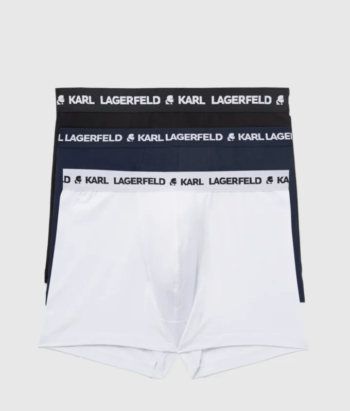 BOXER MONOCROMATICI CON LOGO – CONFEZIONE DA 3