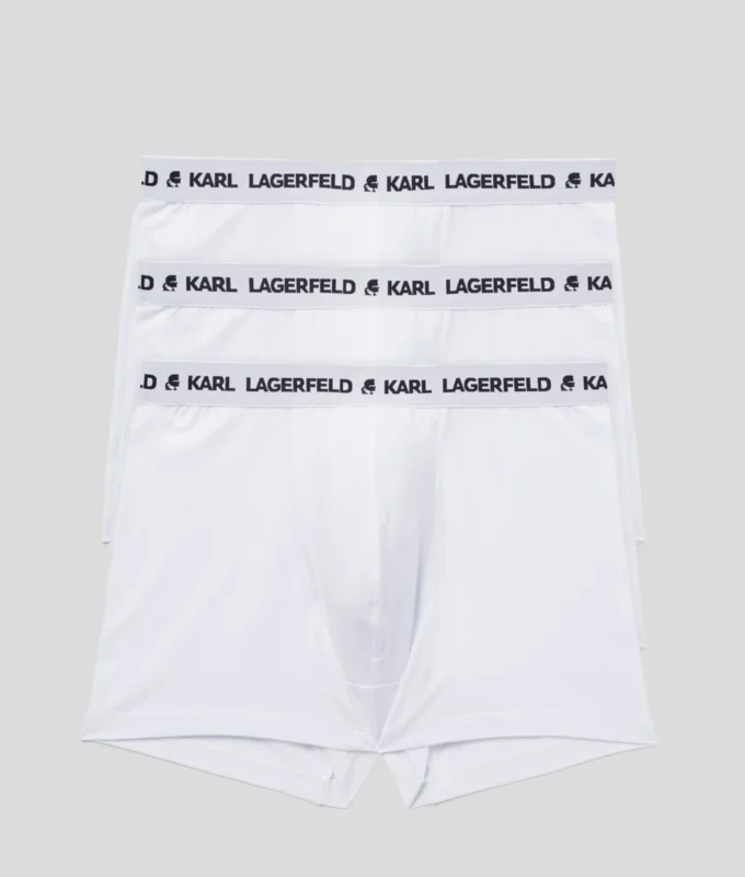 BOXER MONOCROMATICI CON LOGO – CONFEZIONE DA 3