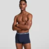 BOXER MONOCROMATICI CON LOGO – CONFEZIONE DA 3
