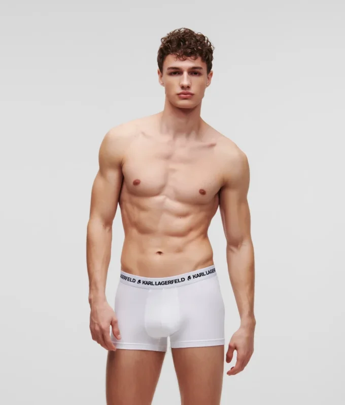 BOXER MONOCROMATICI CON LOGO – CONFEZIONE DA 3