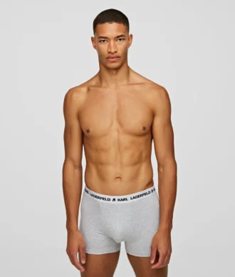 BOXER MONOCROMATICI CON LOGO – CONFEZIONE DA 3