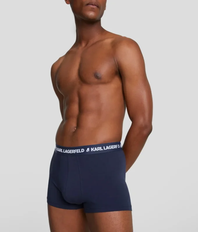 BOXER MONOCROMATICI CON LOGO – CONFEZIONE DA 3