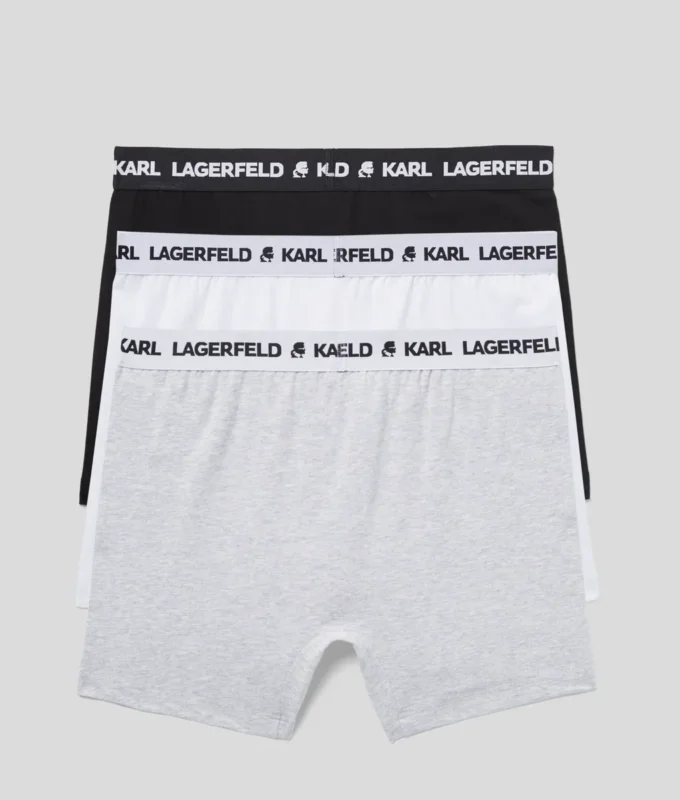 BOXER MONOCROMATICI CON LOGO – CONFEZIONE DA 3 BOXER MONOCROMATICI CON LOGO – CONFEZIONE DA 3