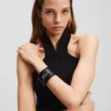 BRACCIALE A MANICOTTO CON STRASS K/SIGNATURE