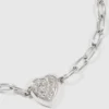 BRACCIALE CON CIONDOLO A CUORE PAVÉ BRACCIALE CON CIONDOLO A CUORE PAVÉ