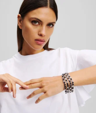 BRACCIALE CON CRISTALLI SOVRAPPOSTI BRACCIALE CON CRISTALLI SOVRAPPOSTI