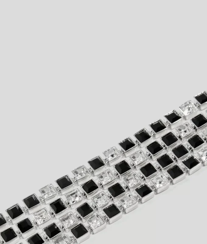 BRACCIALE CON CRISTALLI SOVRAPPOSTI BRACCIALE CON CRISTALLI SOVRAPPOSTI