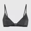 Bralette metallizzata firmata Bralette metallizzata firmata