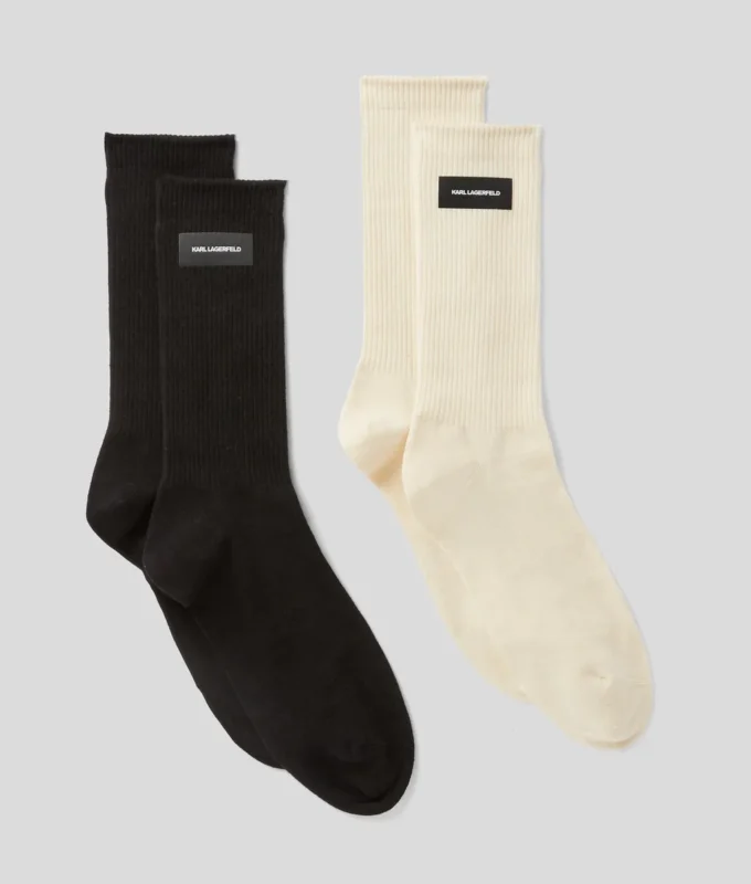 CALZINI ESSENTIAL LOGO – CONFEZIONE DA 2