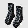Calzini con monogramma – Confezione da 2 Calzini con monogramma – Confezione da 2