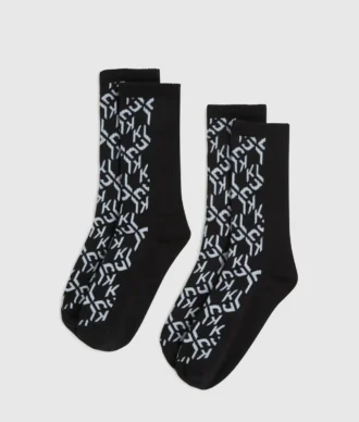 Calzini con monogramma – Confezione da 2