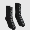 Calzini con monogramma – Confezione da 2