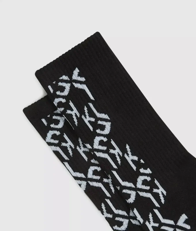 Calzini con monogramma – Confezione da 2 Calzini con monogramma – Confezione da 2