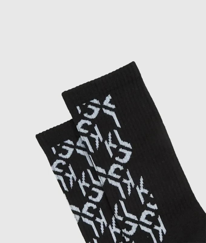 Calzini con monogramma – Confezione da 2