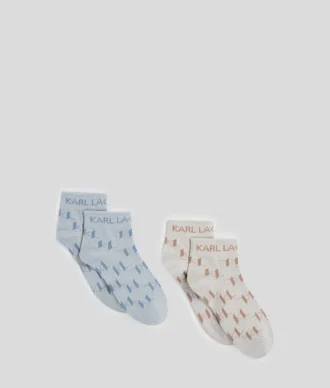 CALZINI CORTI K/MONOGRAM – CONFEZIONE DA 2