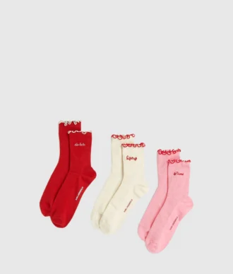 Calzini Love Notes – Confezione da 3 Calzini Love Notes – Confezione da 3