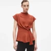 CAMICIA A MANICHE CORTE CON NODO CAMICIA A MANICHE CORTE CON NODO