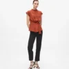CAMICIA A MANICHE CORTE CON NODO CAMICIA A MANICHE CORTE CON NODO