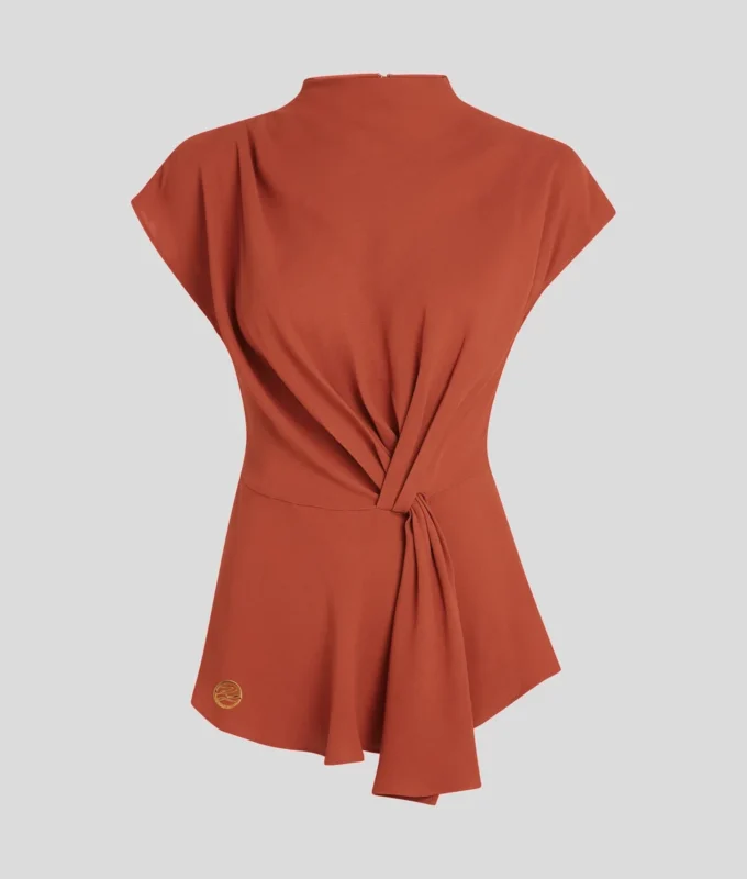 CAMICIA A MANICHE CORTE CON NODO CAMICIA A MANICHE CORTE CON NODO