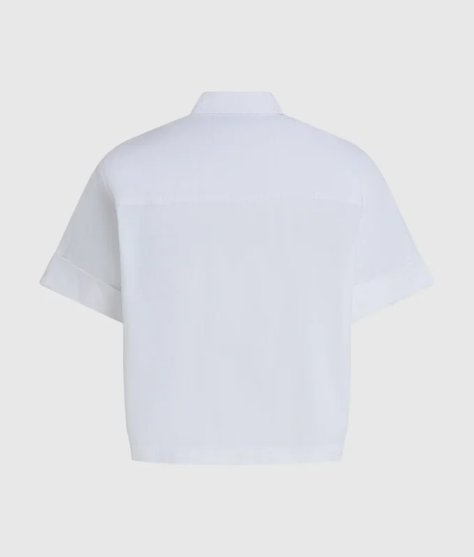 CAMICIA BOXY A MANICHE CORTE CAMICIA BOXY A MANICHE CORTE