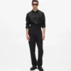 Camicia con colletto di cristalli Camicia con colletto di cristalli
